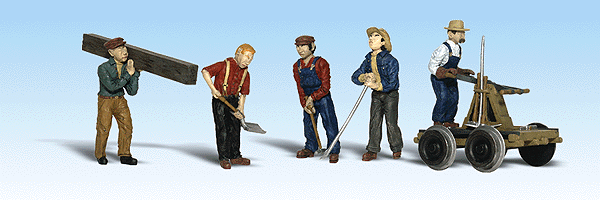 HO Scale Woodland Scenic Rail Workers