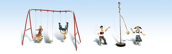 HO Scale Woodland Scenics Playground Fun
