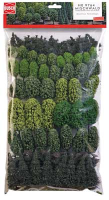 All Scale Scenery Busch Gmbh & Co Kg Mixed Trees