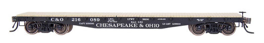 HO Scale Intermountain 42' Fishbelly Flatcar C&O #216012