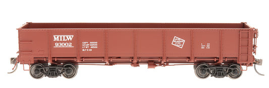 HO Scale Intermountain General Service Drop Bottom Gondola Steel Sides Milwaukee Road