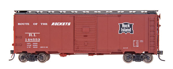 HO Scale Intermountain Railway Company 10'6" Modified 1937 AAR 40' Boxcar - Ready to Run #45804