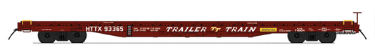 HO Scale Intermountain Railway Company 60' Wood-Deck Flatcar - Ready to Run HTTX