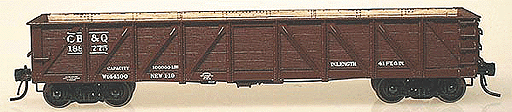 HO Scale Intermountain Railway Company USRA Composite Drop-Bottom Gondola - Ready to Run CB&Q