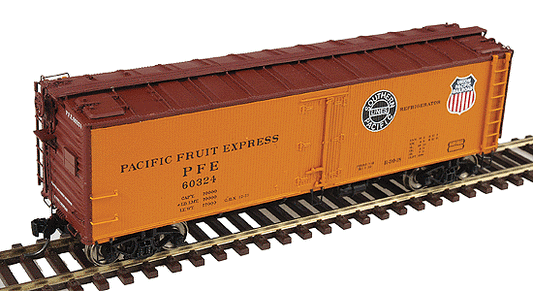 HO Scale Intermountain R-30-18 Wood Refrigerator Car PFE Double Herald