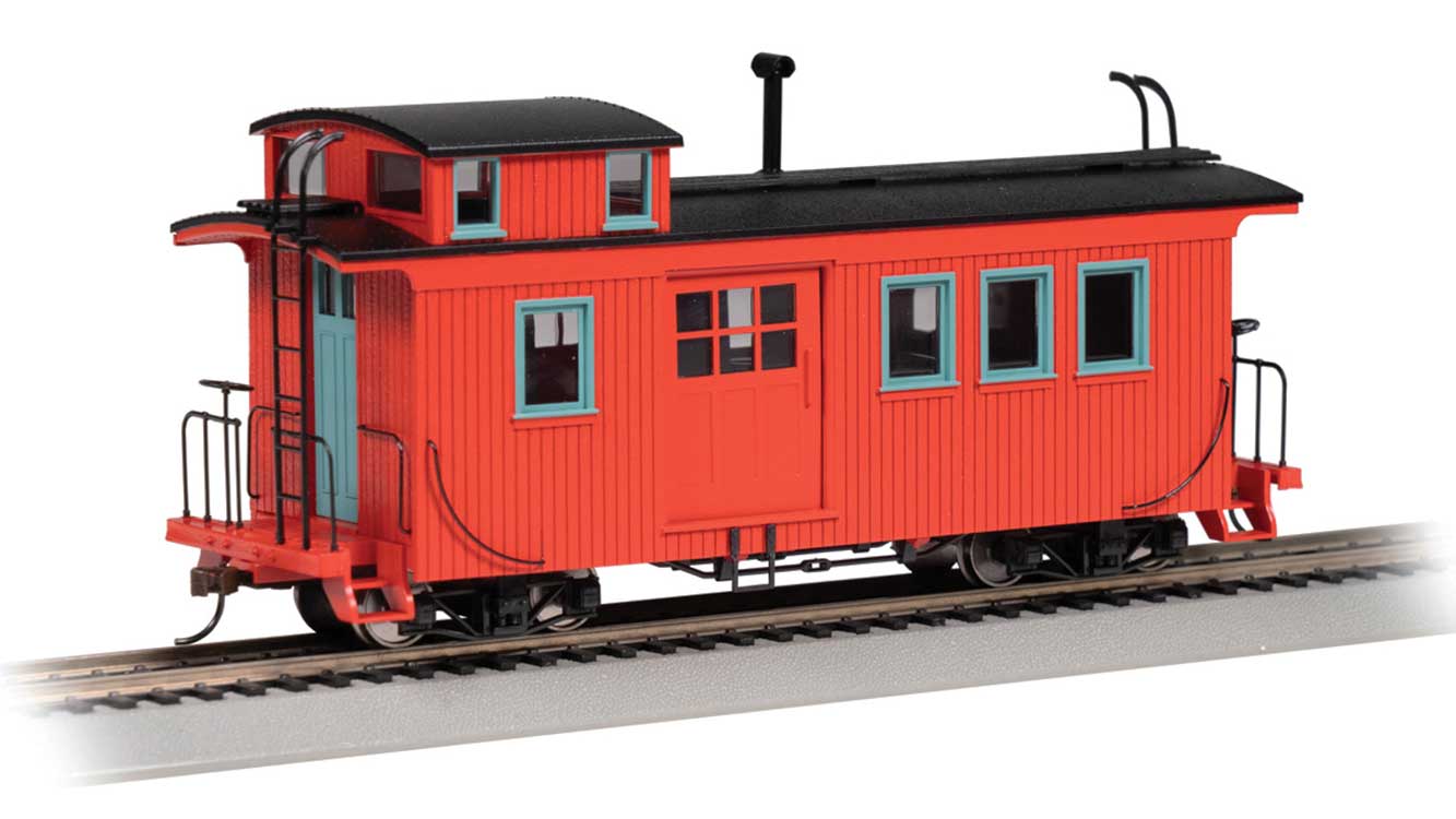 On30 Bachmann Industries Wood Side-Door Caboose - Ready to Run - Spectrum
