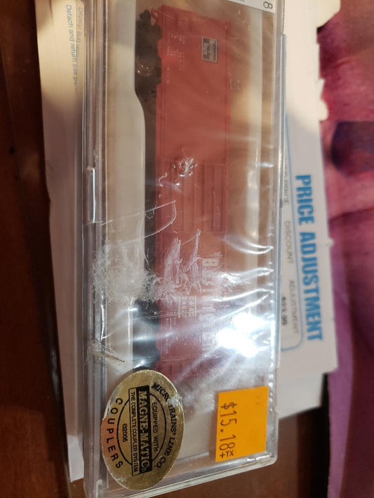N Scale Con Cor 50' Panel Box Burlington Scheme