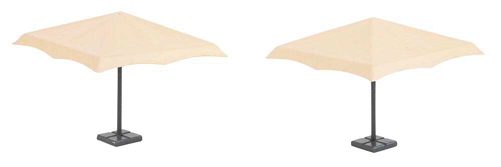 HO Scale Rectangular Sun Umbrellas Faller Gmbh #180862