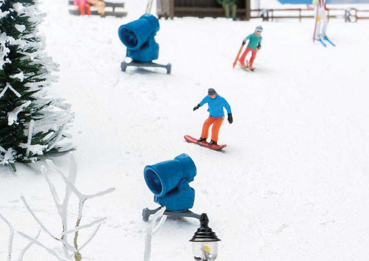 HO Scale 2 Snow-Making Cannons Faller Gmbh #180873