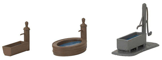 HO Scale Faller Gmbh 3 Village Fountains
