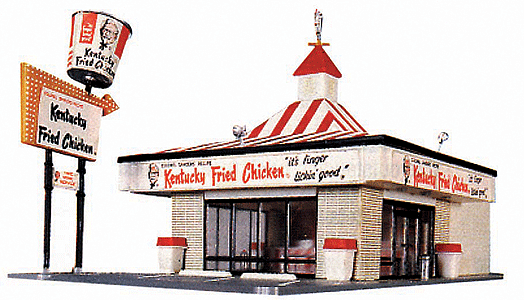 HO Scale Life-Like Products Kentucky Fried Chicken(R) Drive-In