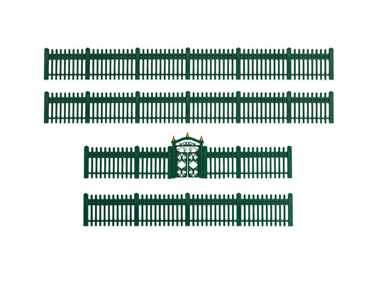 O Scale Lionel Dark Green Fence