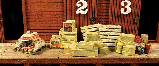 HO Scale Monroe Models Loading Dock Junk - Mini-Tales