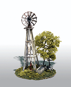 WS HO Mini-Scene Unpaint Metal Windmill