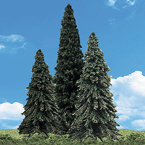 Woodland Classic Trees(R) Ready Made - Forever Green Woodland Scenics #TR3568 UPC