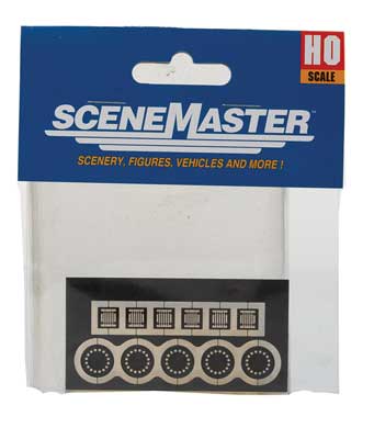 HO Scale Walthers SceneMaster Manhole Covers & Sewer Grates