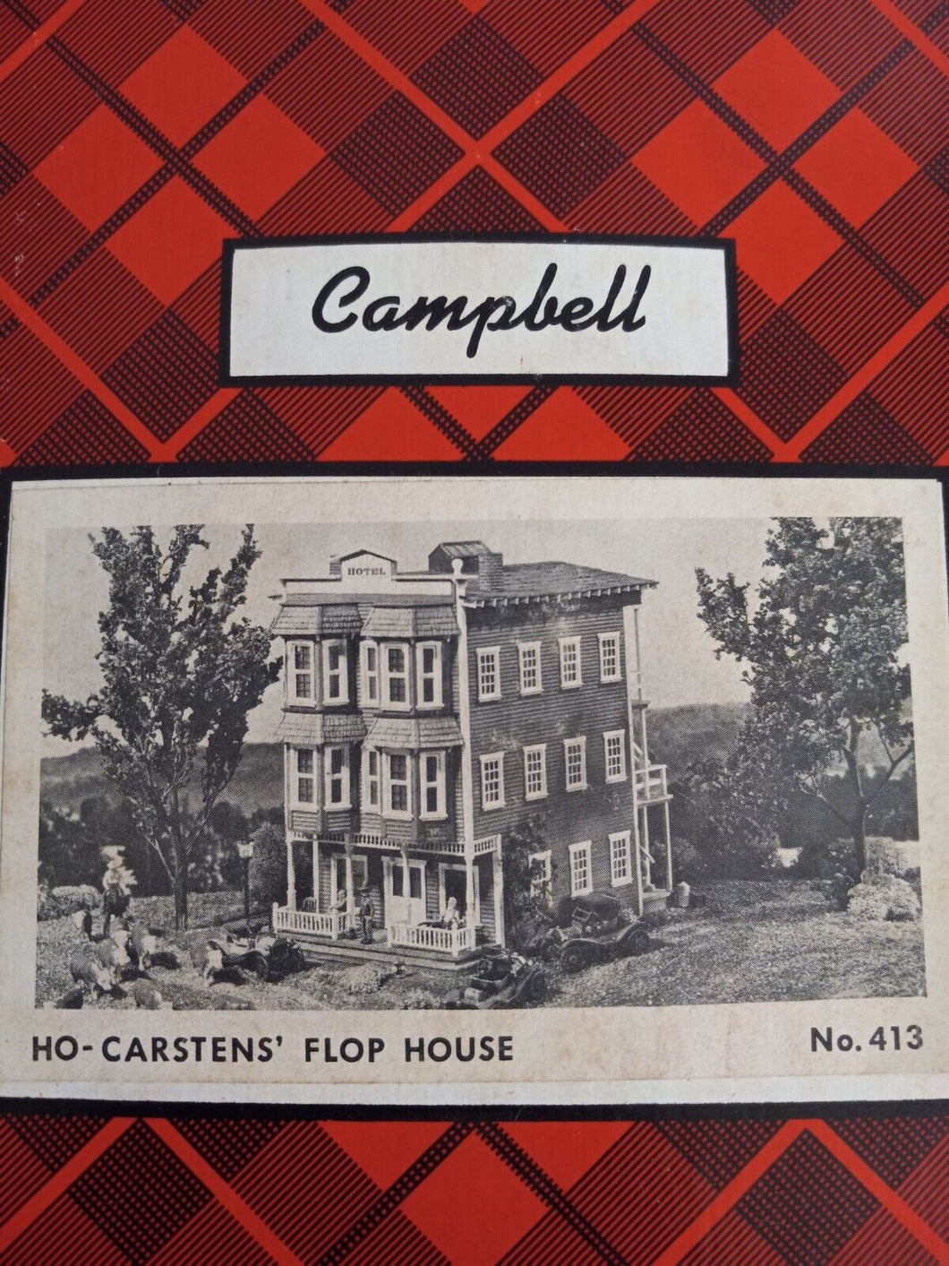 HO Scale Campbell's Carsten's Flop House