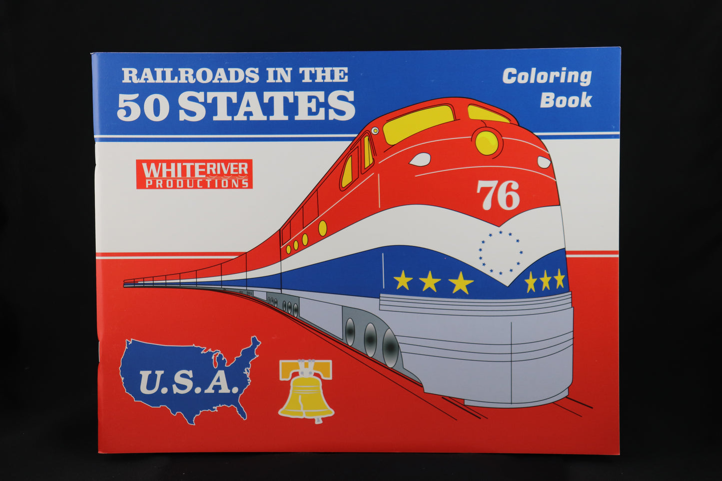 Railroads in the 50 States Coloring Book