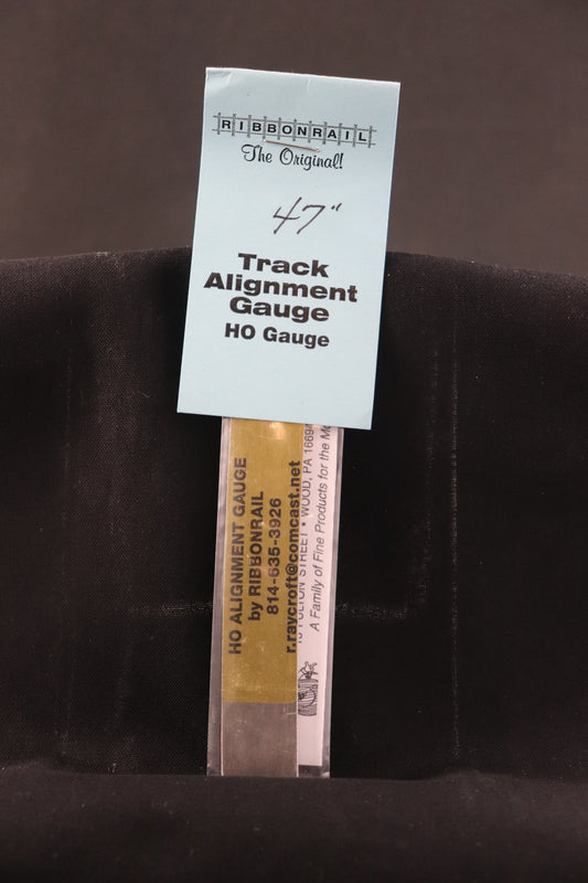 Ribbon Rail 47" Track Alignment Gauge HO