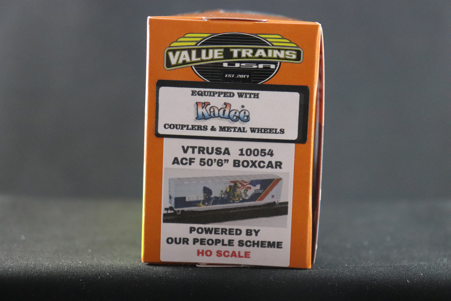 Value Trains Powered By Our People Boxcar