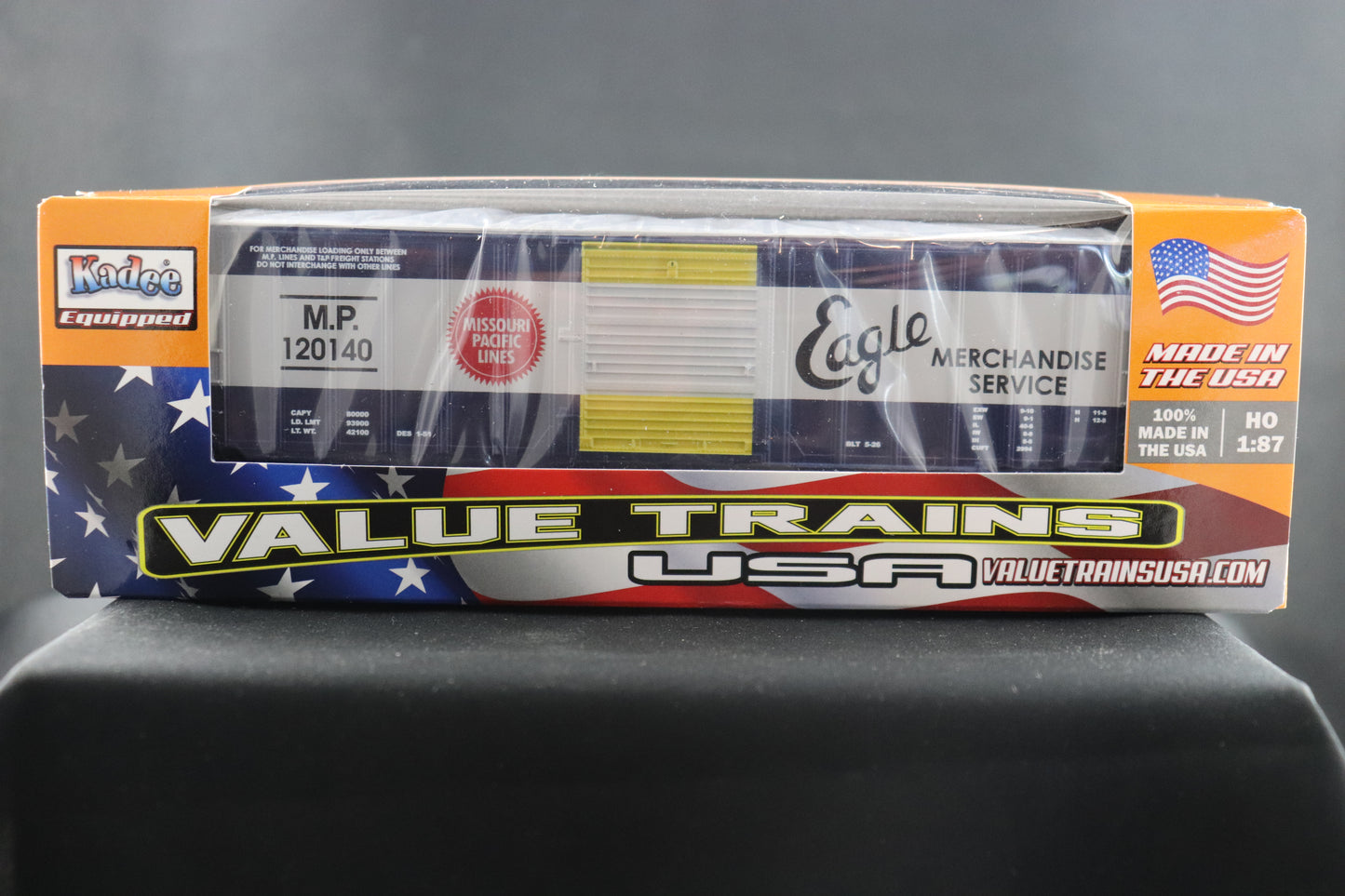 Value Trains Mo Pac Eagle Boxcar #120137
