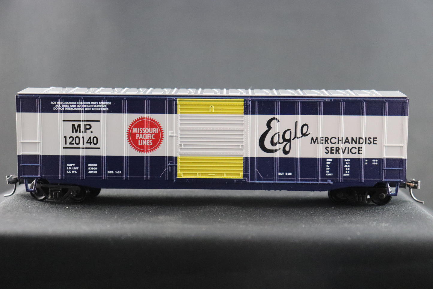 Value Trains Mo Pac Eagle Boxcar #120137