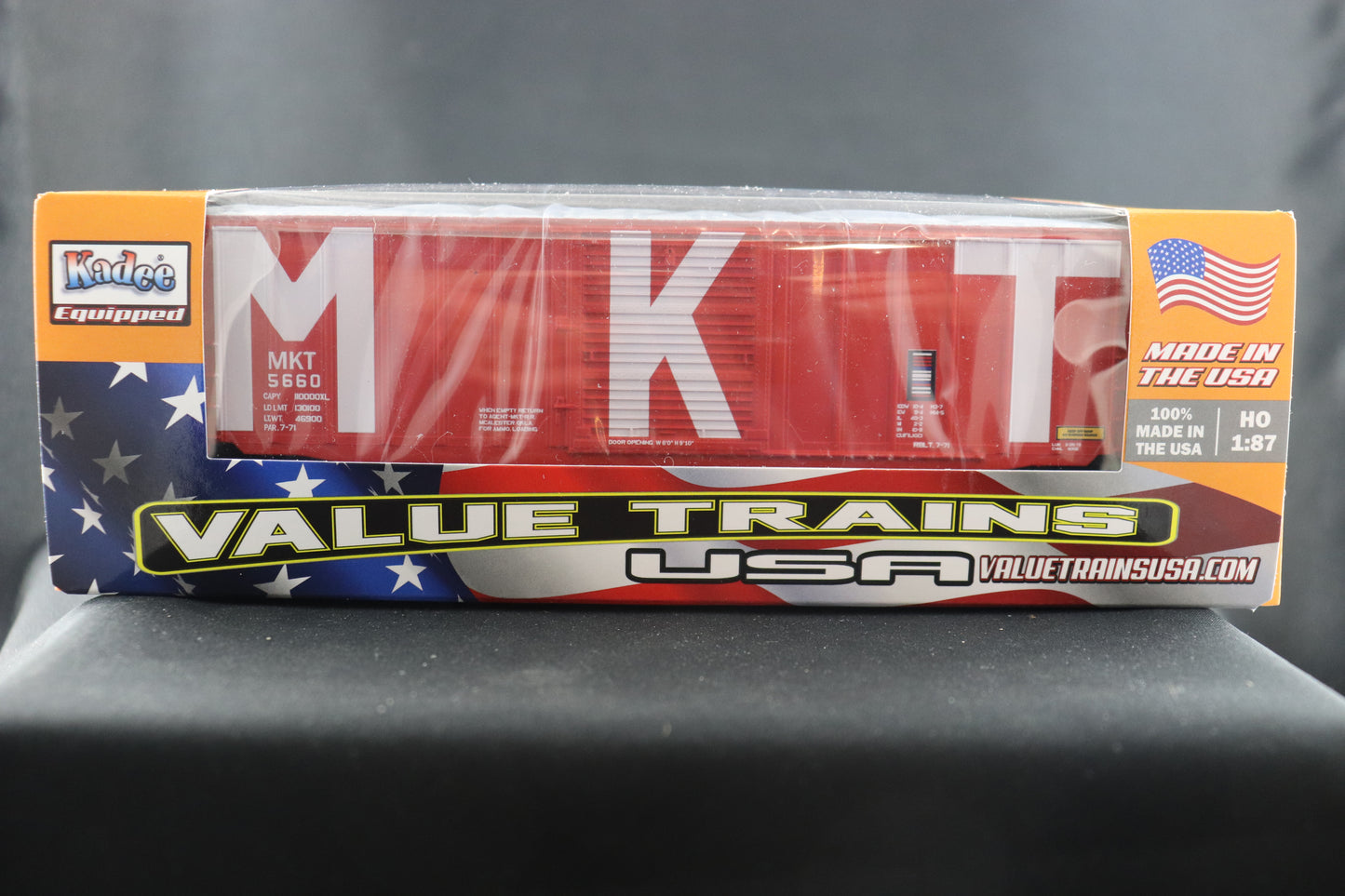 Value Trains MKT Big Letter Red Boxcar