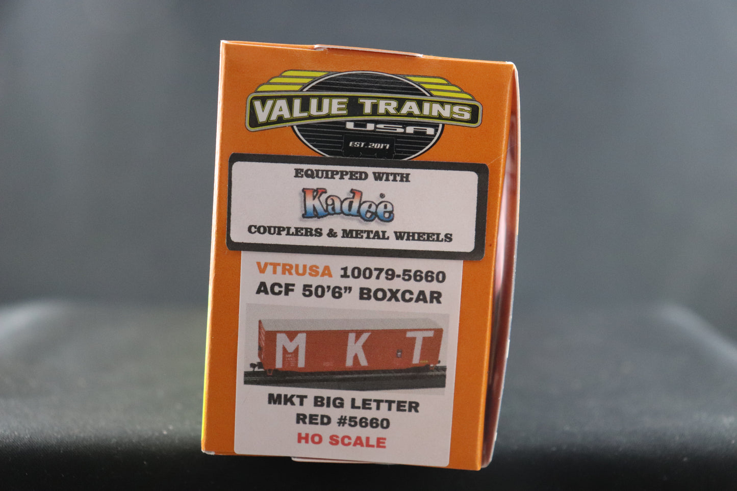 Value Trains MKT Big Letter Red Boxcar