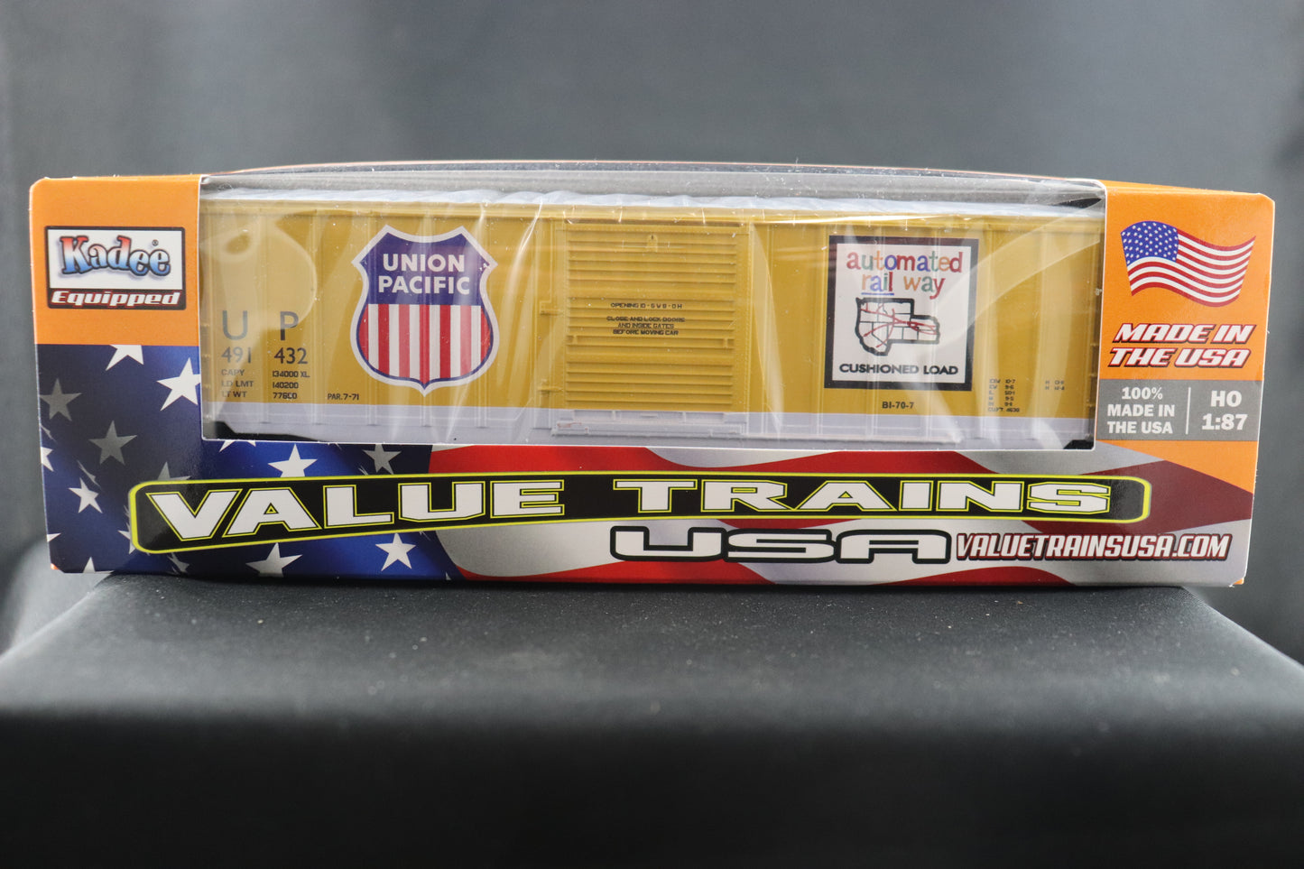 Value Trains Union Pacific Automated Railway Boxcar
