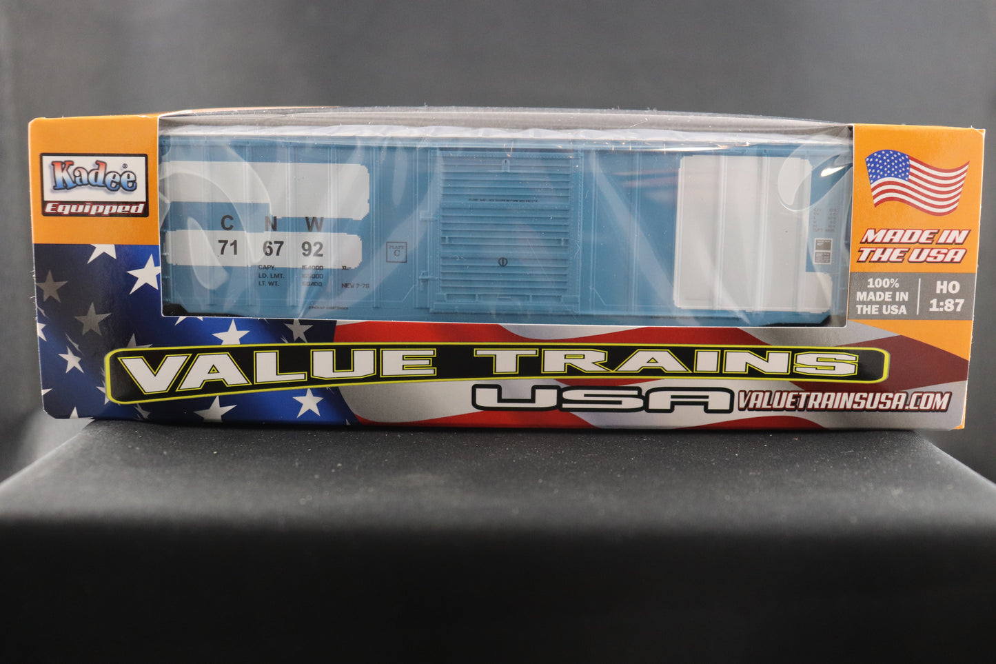 Value Trains CNW Ex-RI Blue Boxcar #716792