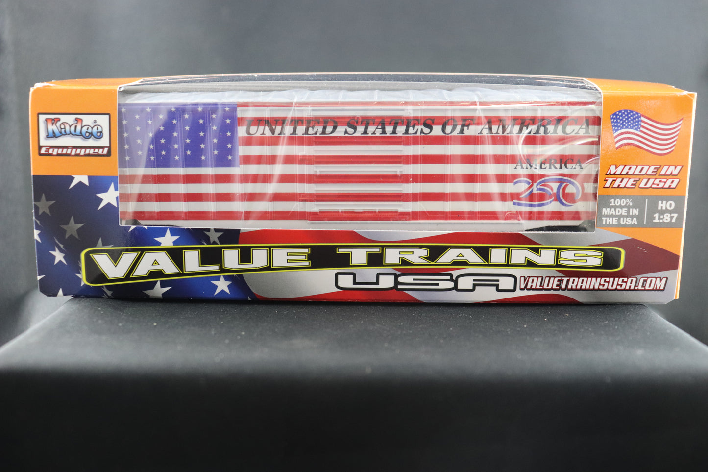 Value Trains USA 250 Flag Boxcar