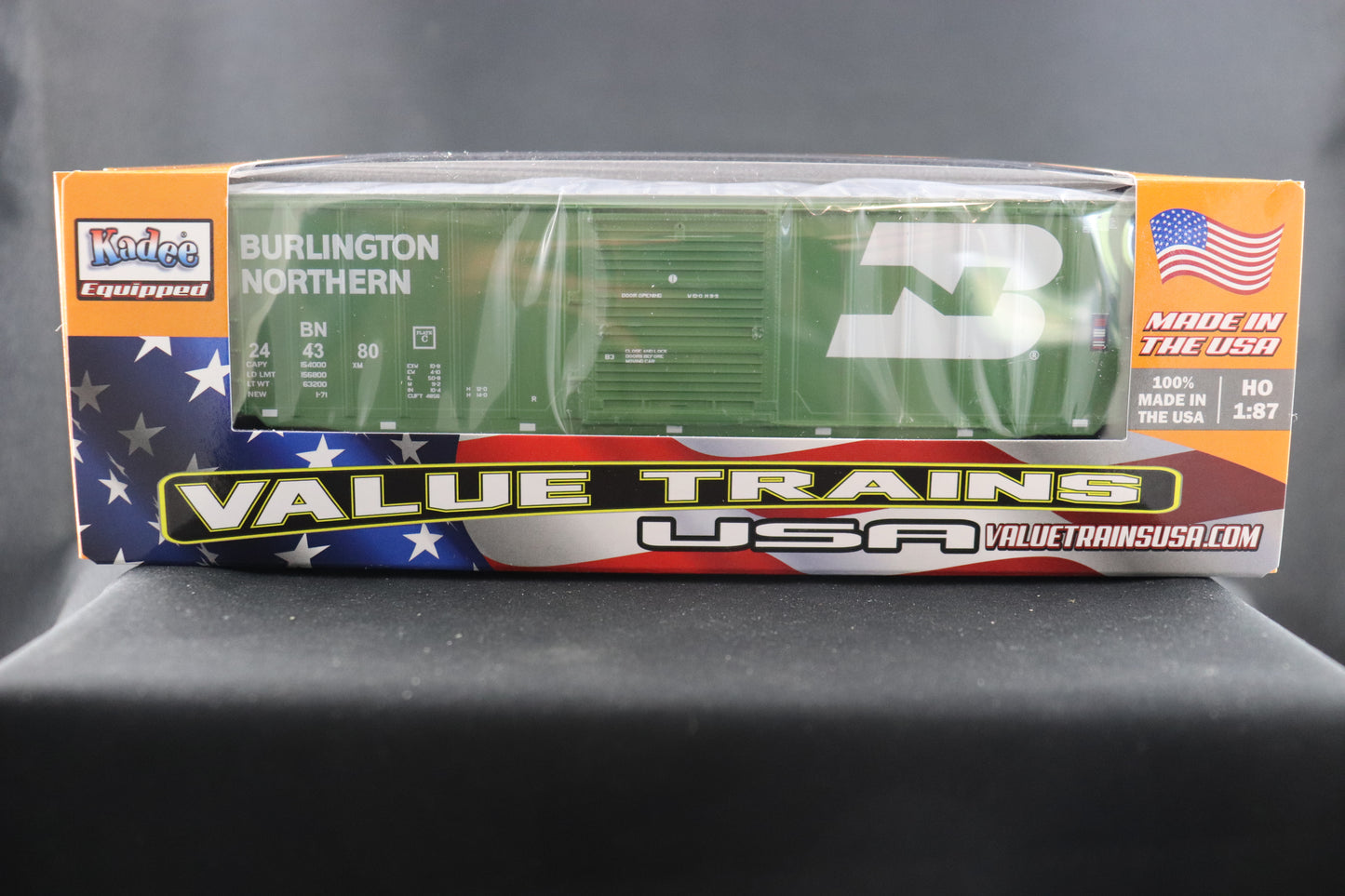 Value Trains Burlington Northern Big BN Boxcar #244380