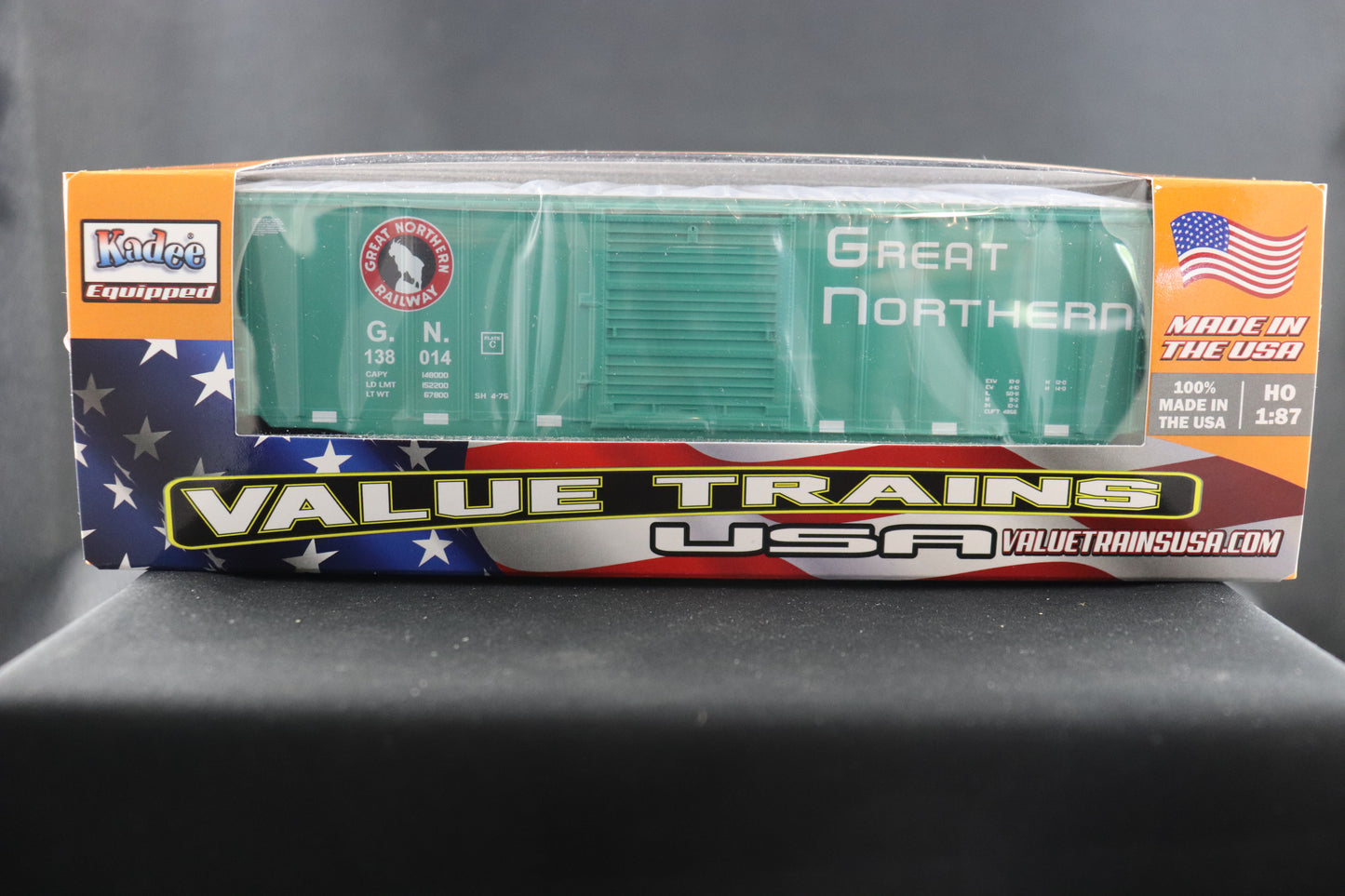 Value Trains G.N. Jade Green Boxcar #138014
