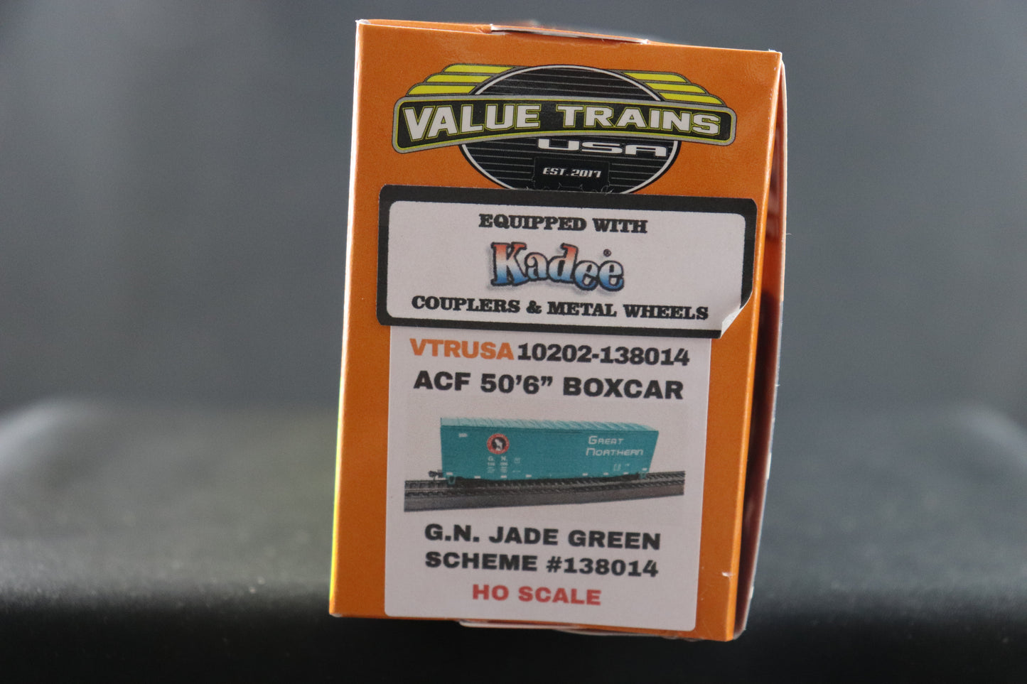 Value Trains G.N. Jade Green Boxcar #138014