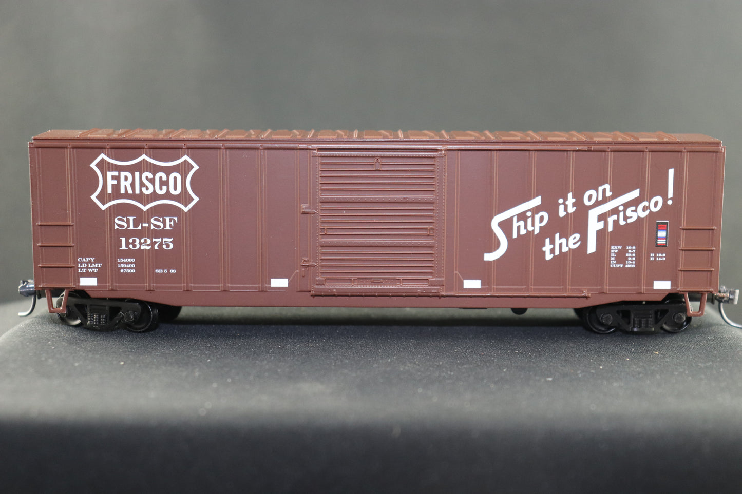 Value Trains Frisco "Ship It" Brown Boxcar #13275