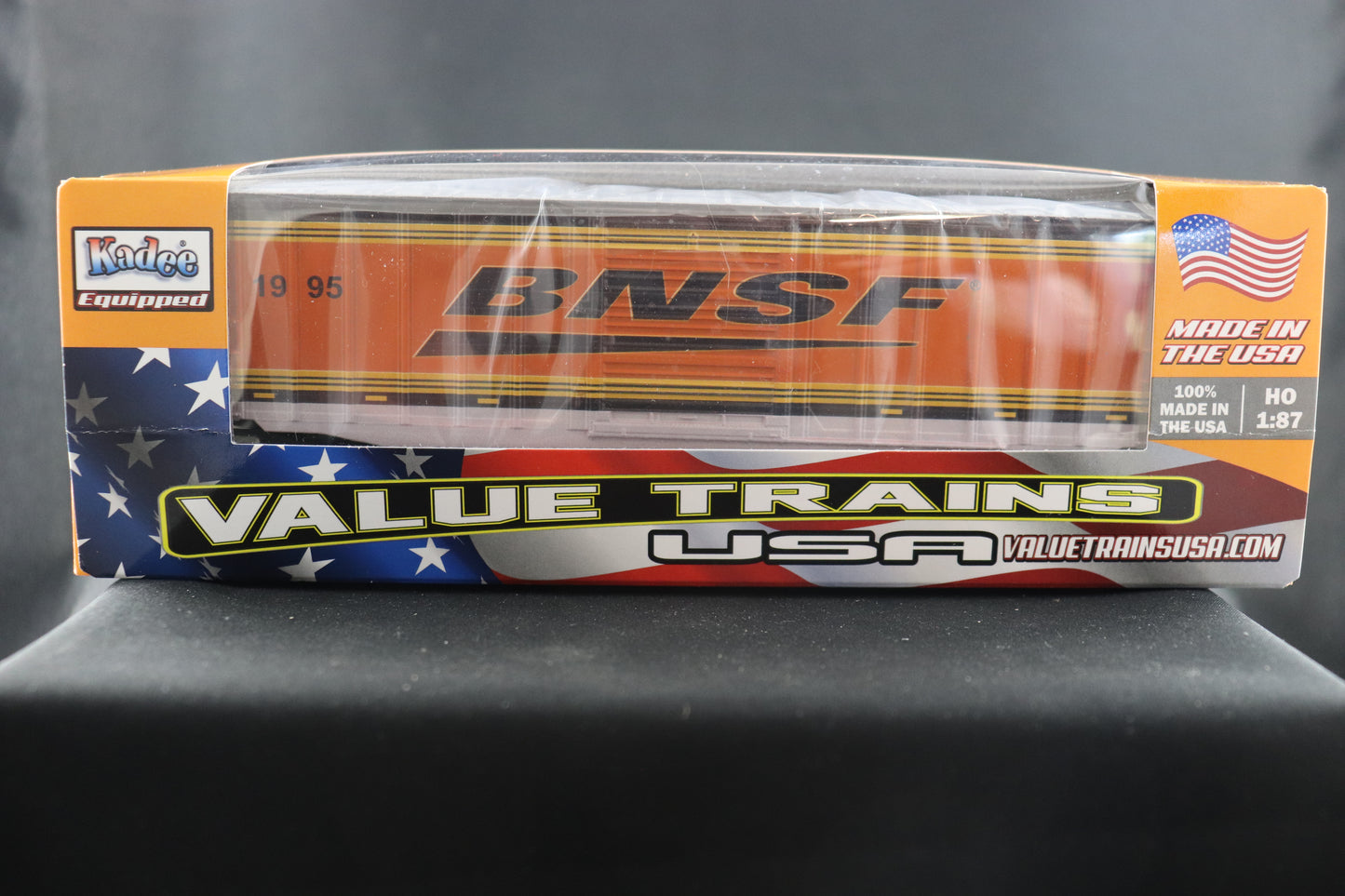 Value Trains BNSF Orange Heritage Boxcar