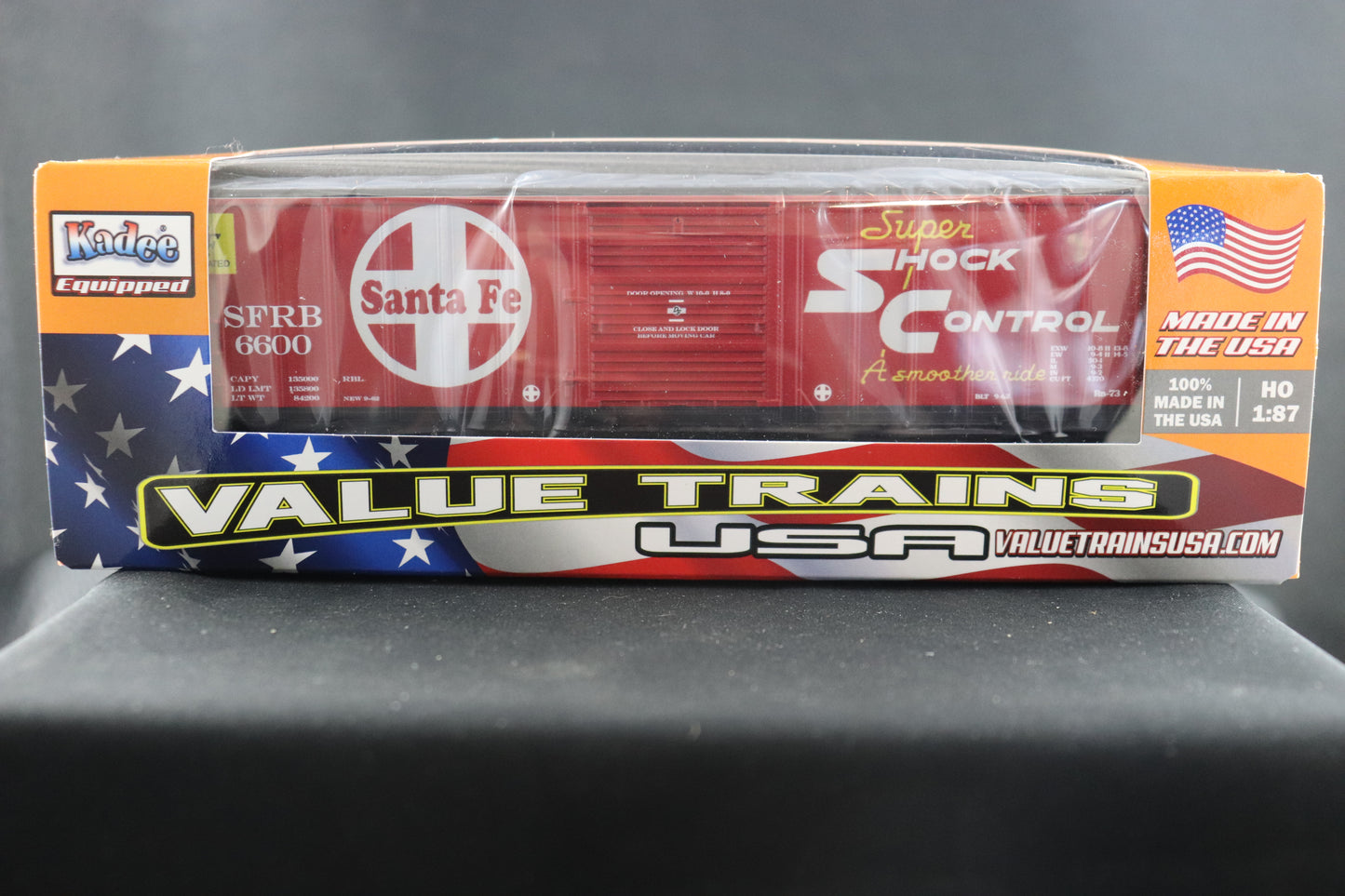 Value Trains SFRB Super Shock Control Boxcar #6600