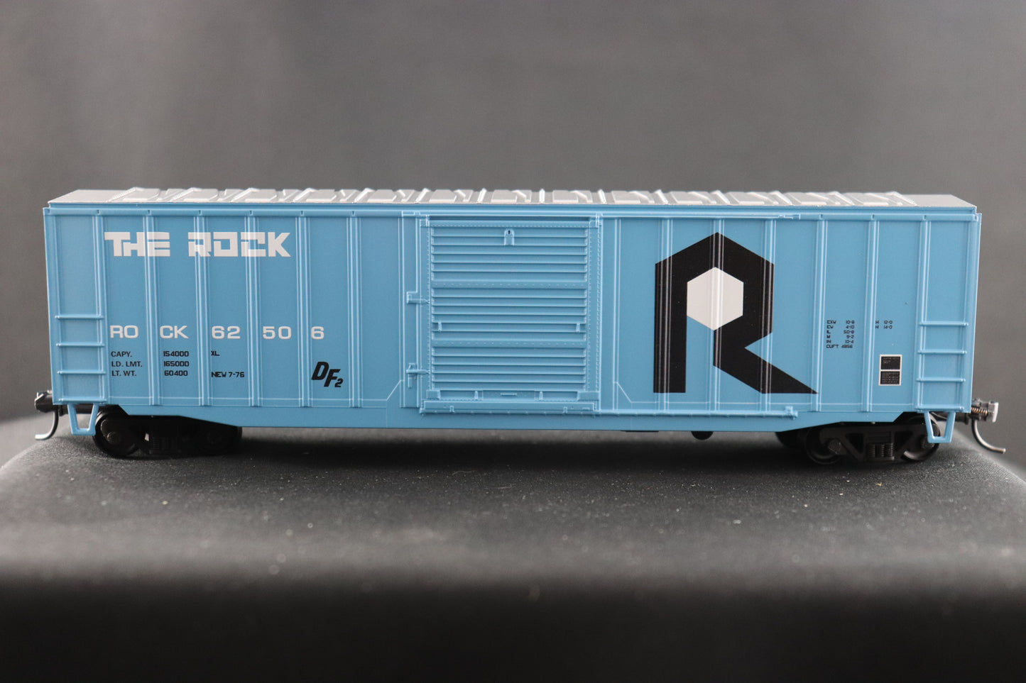 Value Trains The Rock Blue R.O.C.K. Boxcar #62506