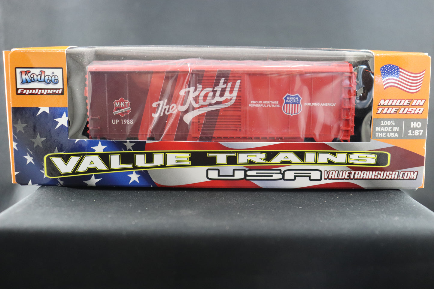 Value Trains 40' PS-1 MKT Heritage The Katy Boxcar 40-002