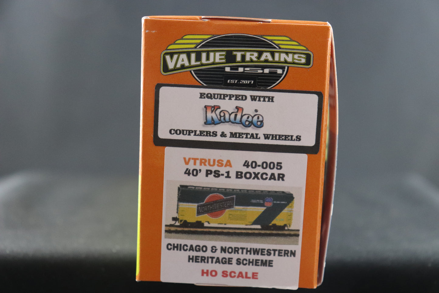 Value Trains 40' PS-1 Chicago NW Heritage Boxcar #40-005