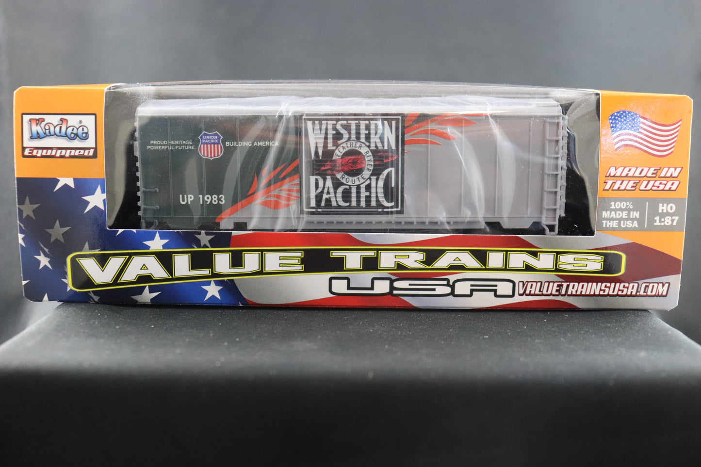 Value Trains 40' PS-1 Western Pacific Heritage Boxcar #40-006