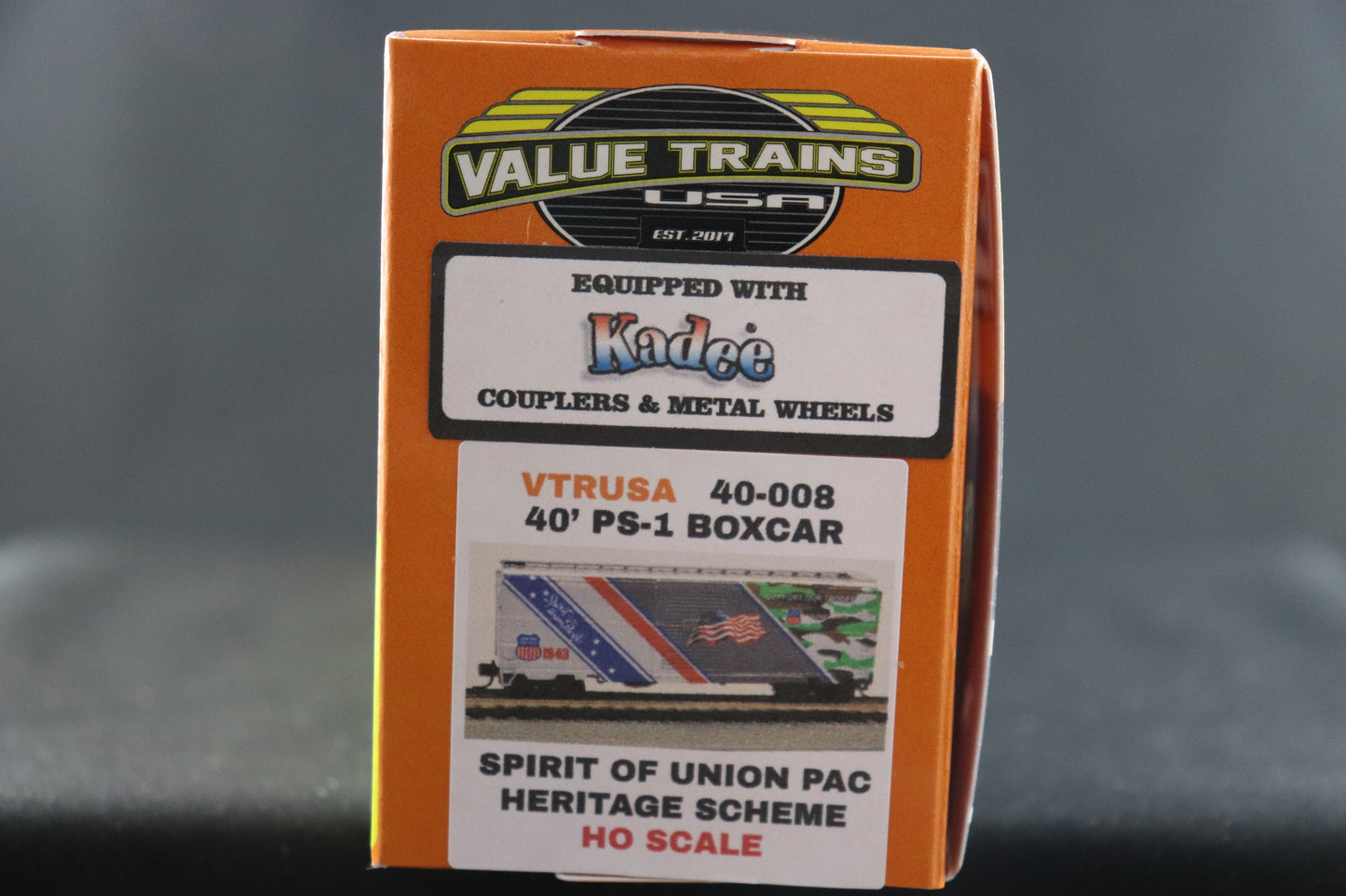 Value Trains 40' PS-1 Spirit of the Union Pacific Heritage Boxcar