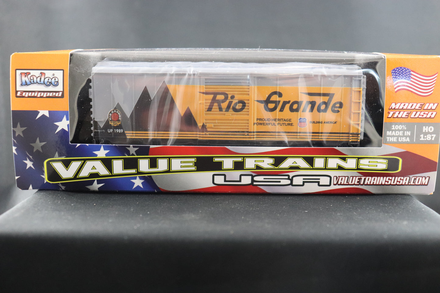 Value Trains 40' PS-1 Rio Grande Heritage Boxcar