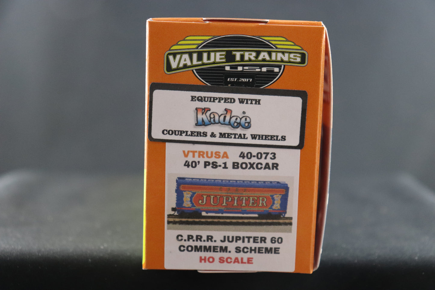 Value Trains 40' PS-1 CPRR Jupiter 60 Commem Boxcar