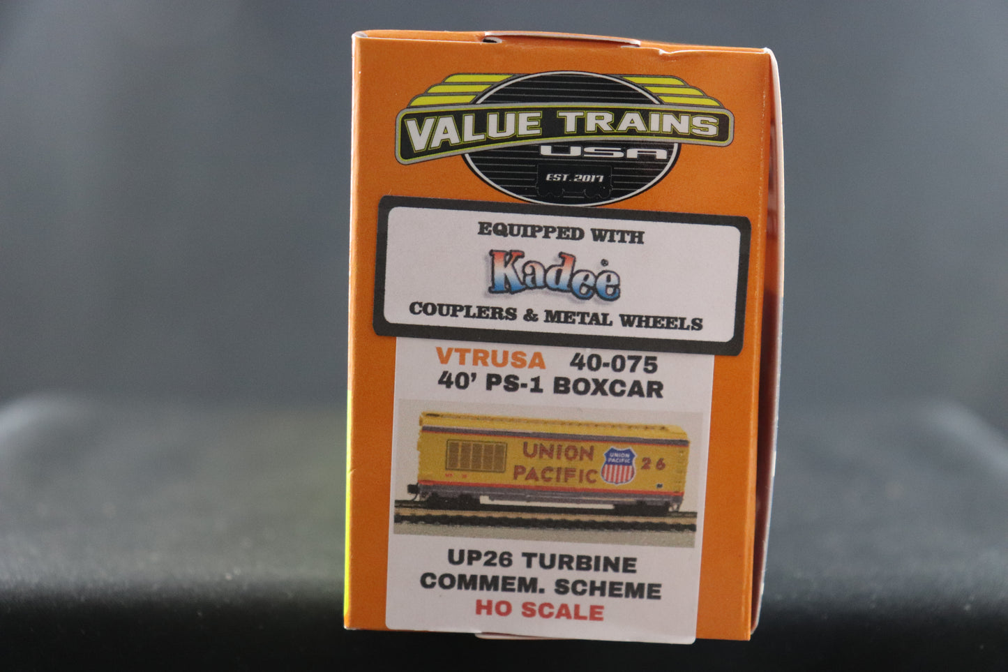 Value Trains 40' PS-1 UP26 Turbine Commem Boxcar