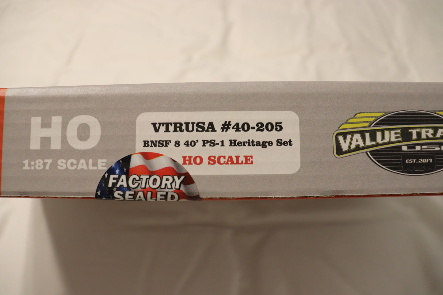 Value Trains BNSF 8 40' PS-1 Heritage Set #40-205