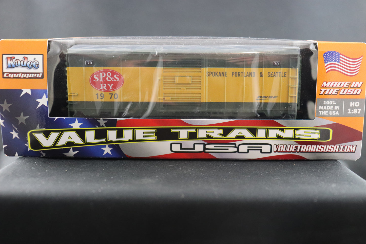 Value Trains 40' PS-1 Spokane Portland & Seattle Heritage Boxcar #40-211