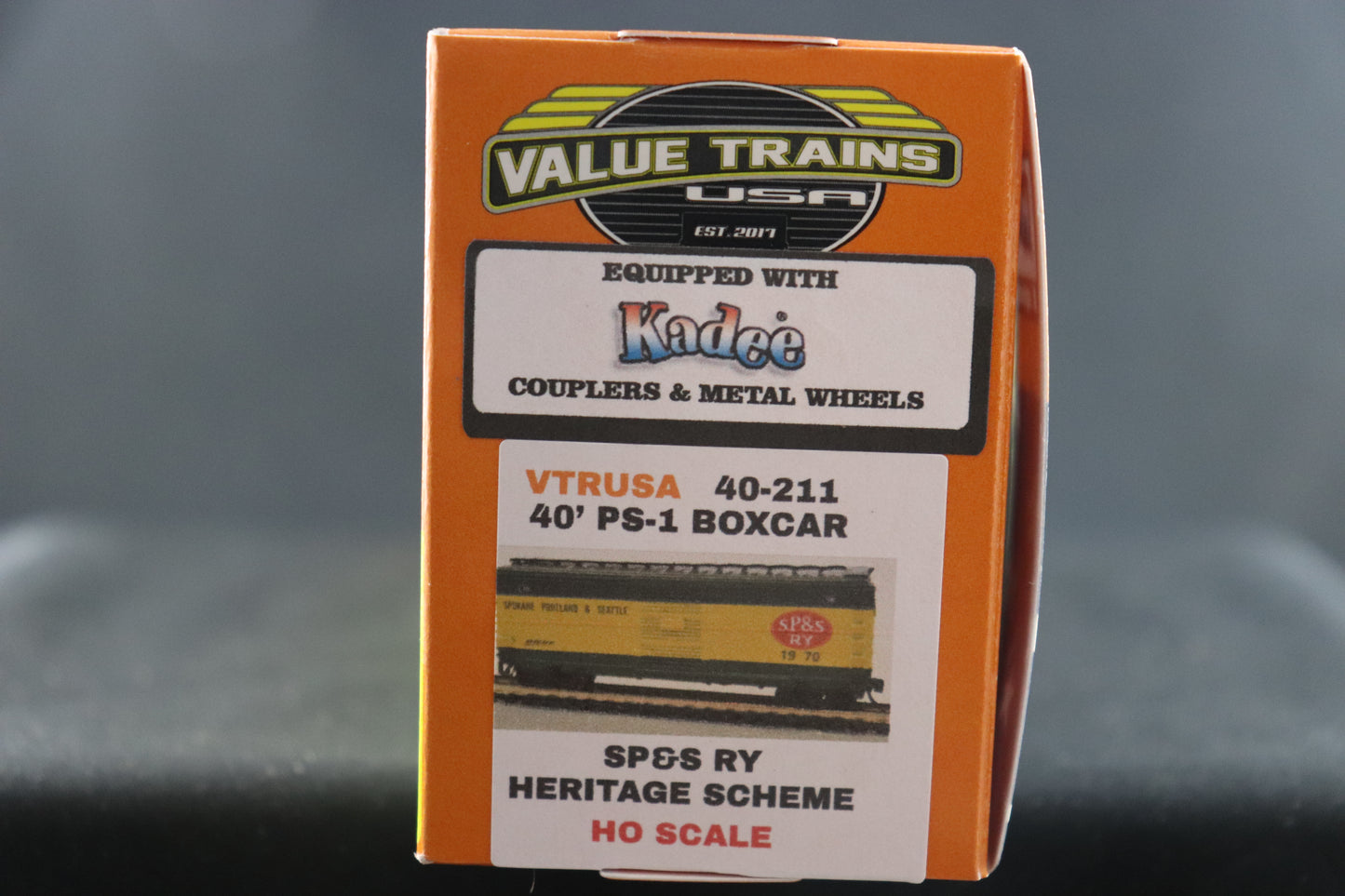 Value Trains 40' PS-1 Spokane Portland & Seattle Heritage Boxcar #40-211