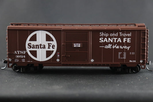 Value Trains 40' PS-1 ATSF Brown "All The Way" Boxcar #39724