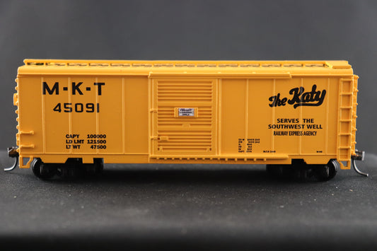 Value Trains 40' PS-1 MKT Yellow " The Katy" Boxcar #45091